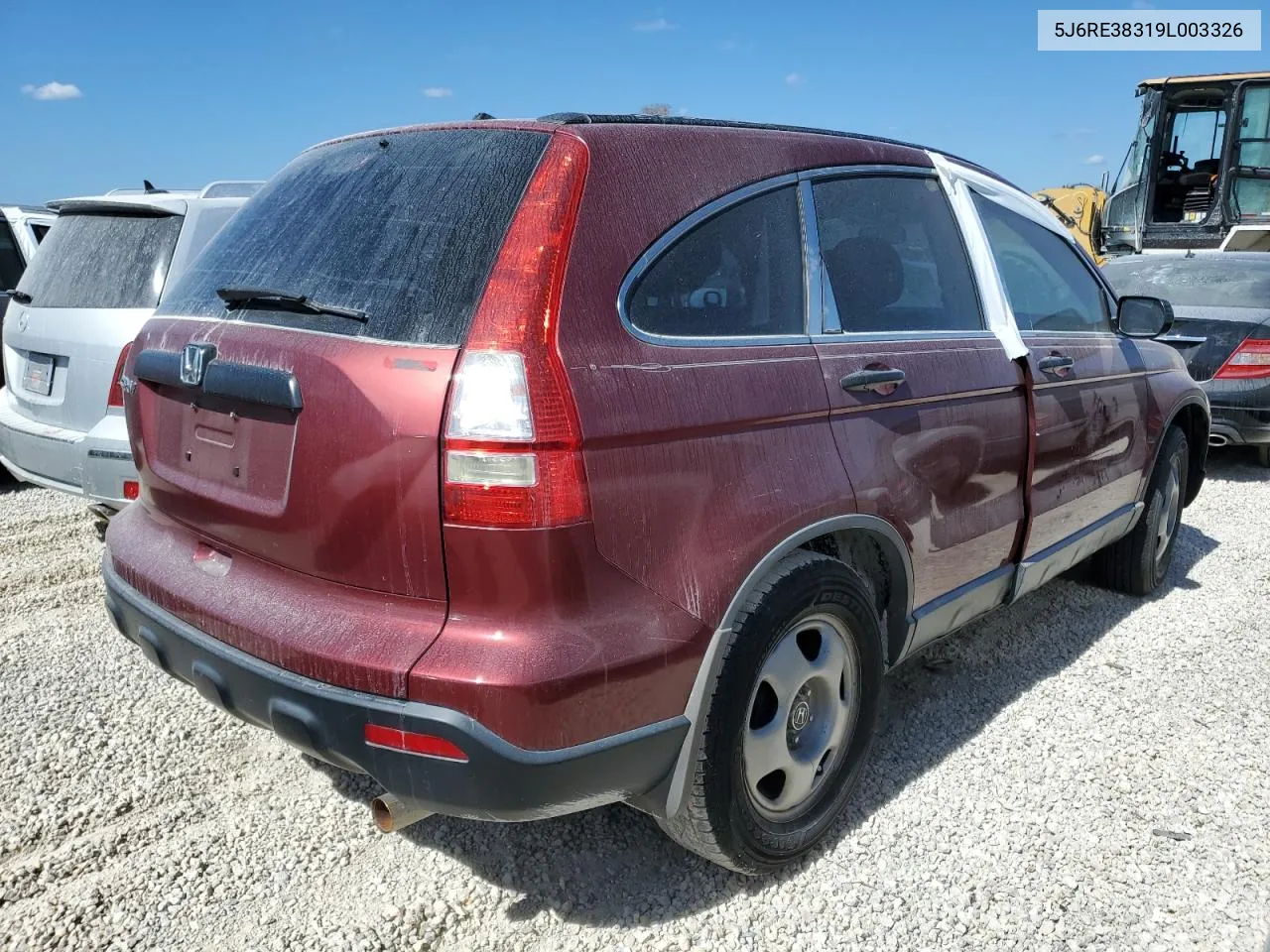 5J6RE38319L003326 2009 Honda Cr-V Lx