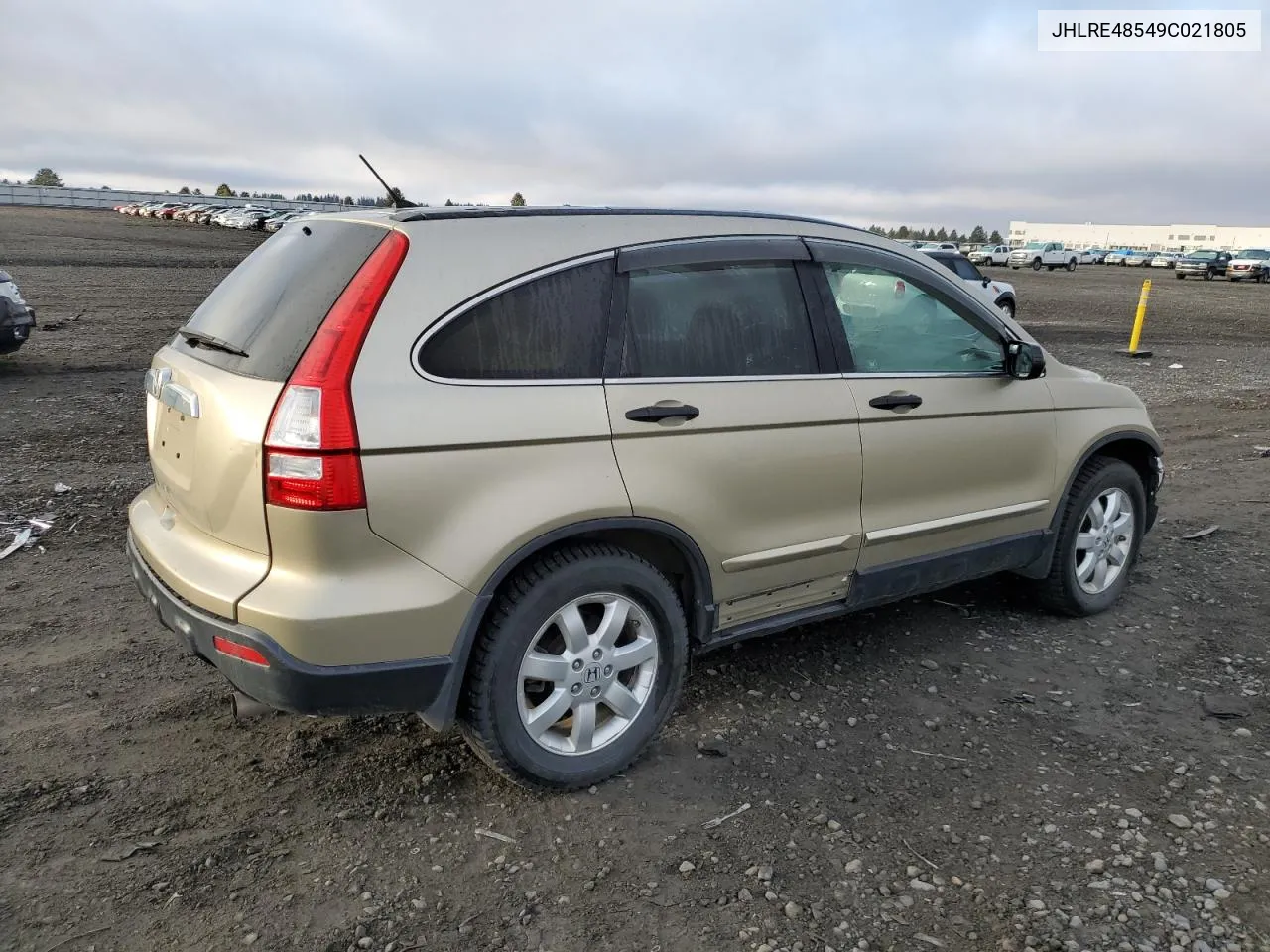 2009 Honda Cr-V Ex VIN: JHLRE48549C021805 Lot: 77230114