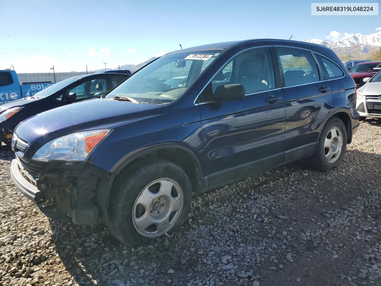 2009 Honda Cr-V Lx VIN: 5J6RE48319L048224 Lot: 77572204