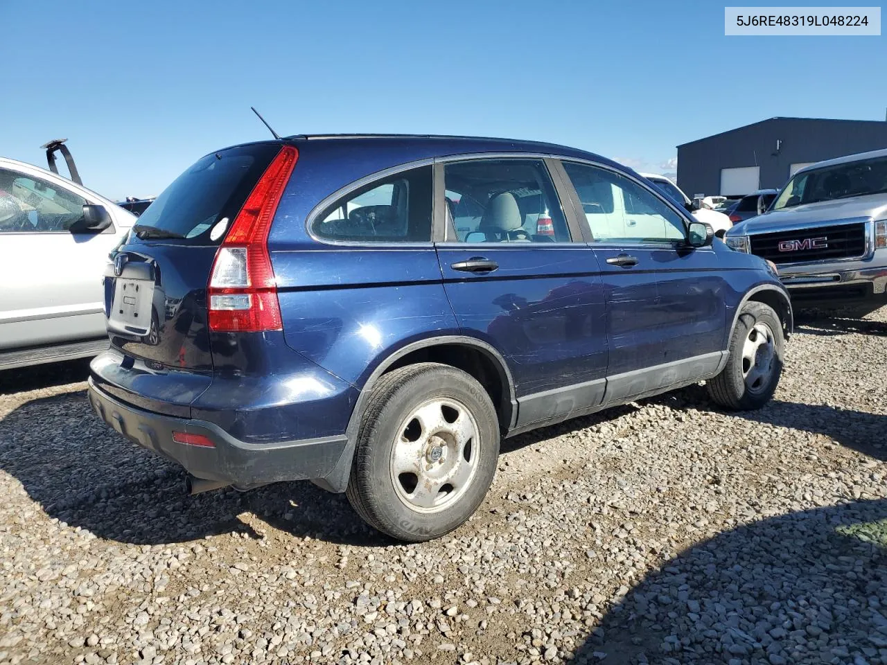 2009 Honda Cr-V Lx VIN: 5J6RE48319L048224 Lot: 77572204