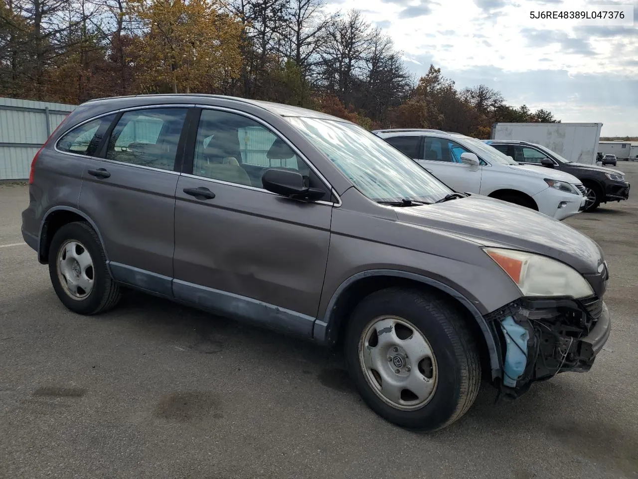 5J6RE48389L047376 2009 Honda Cr-V Lx