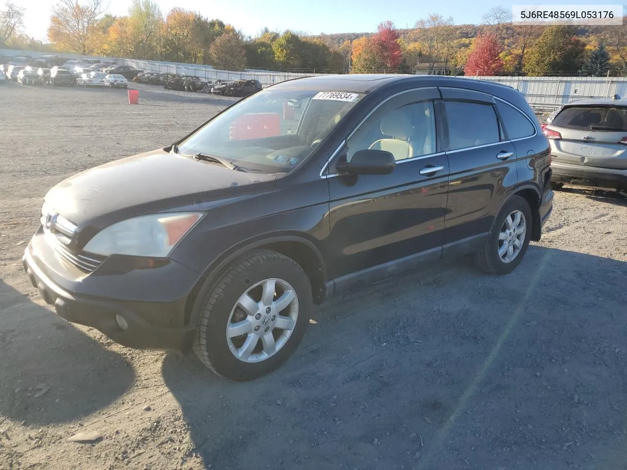 2009 Honda Cr-V Ex VIN: 5J6RE48569L053176 Lot: 77769534