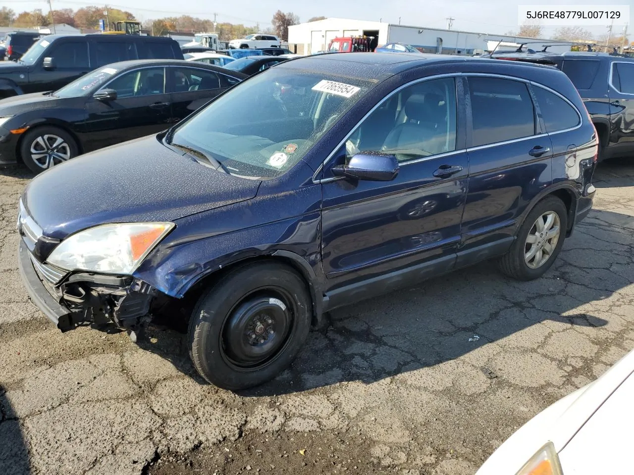 2009 Honda Cr-V Exl VIN: 5J6RE48779L007129 Lot: 77865954