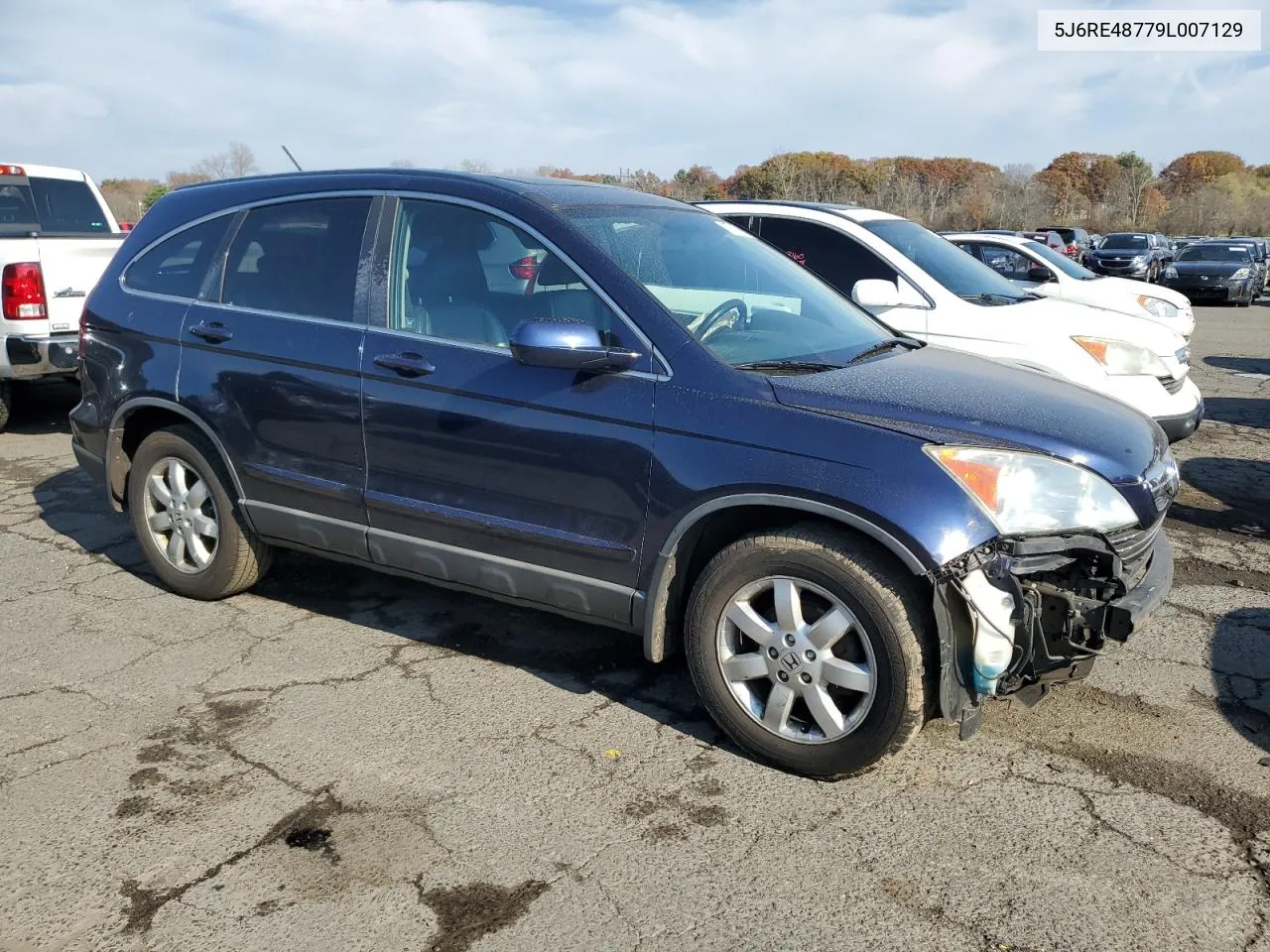 2009 Honda Cr-V Exl VIN: 5J6RE48779L007129 Lot: 77865954