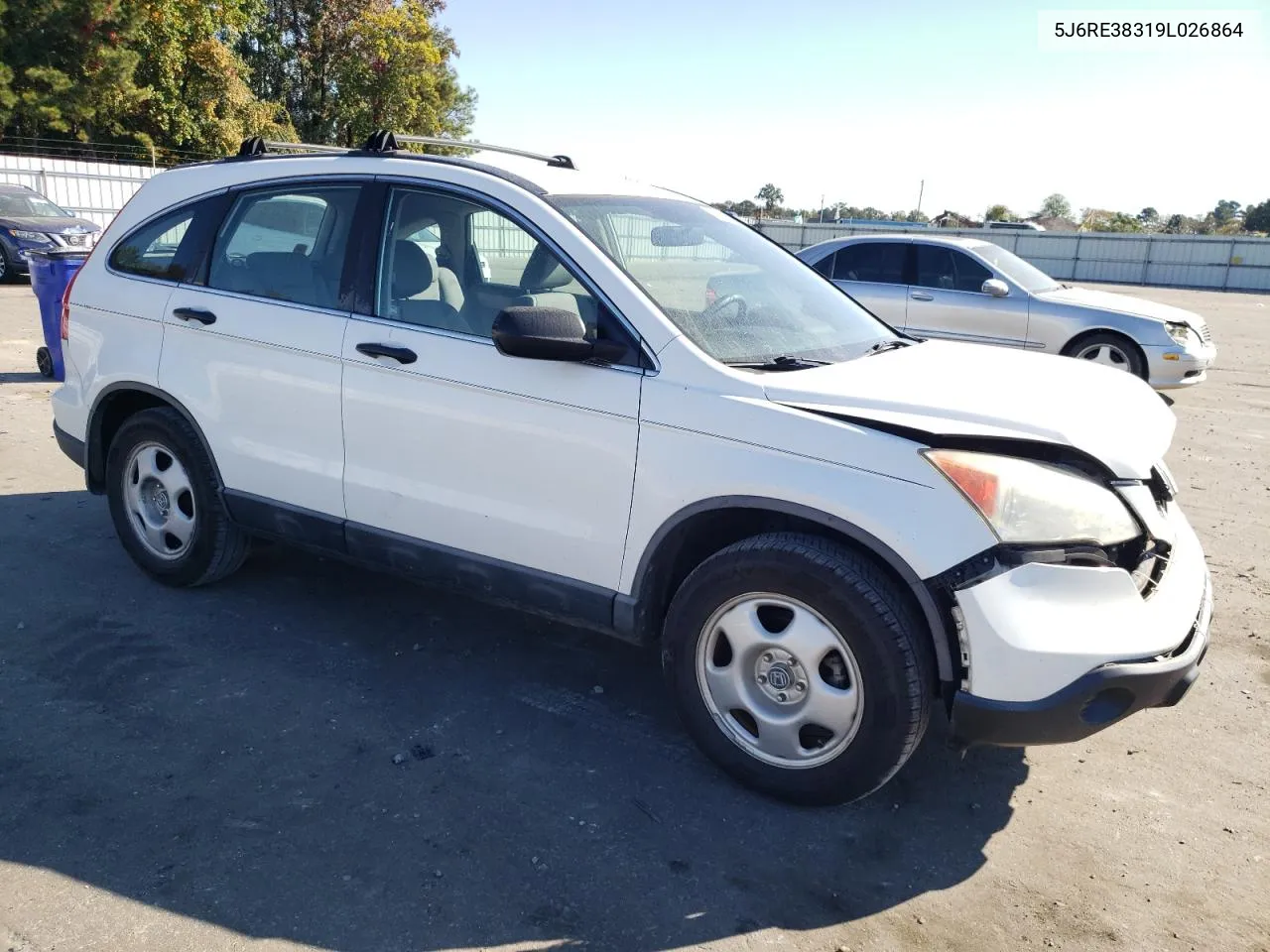 2009 Honda Cr-V Lx VIN: 5J6RE38319L026864 Lot: 78016444