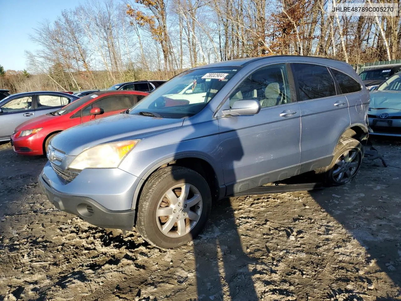 2009 Honda Cr-V Exl VIN: JHLRE48789C005270 Lot: 78032904