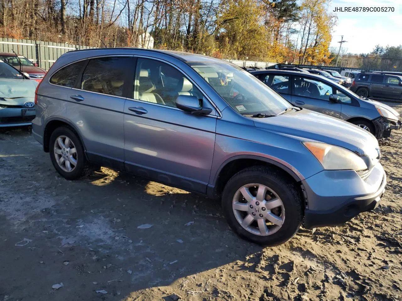 2009 Honda Cr-V Exl VIN: JHLRE48789C005270 Lot: 78032904