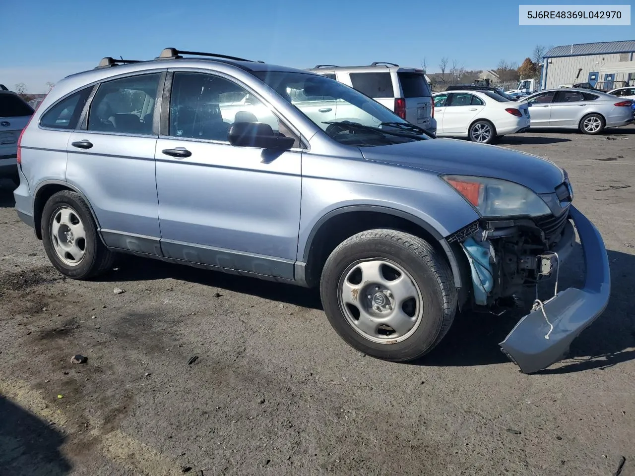 2009 Honda Cr-V Lx VIN: 5J6RE48369L042970 Lot: 78041364