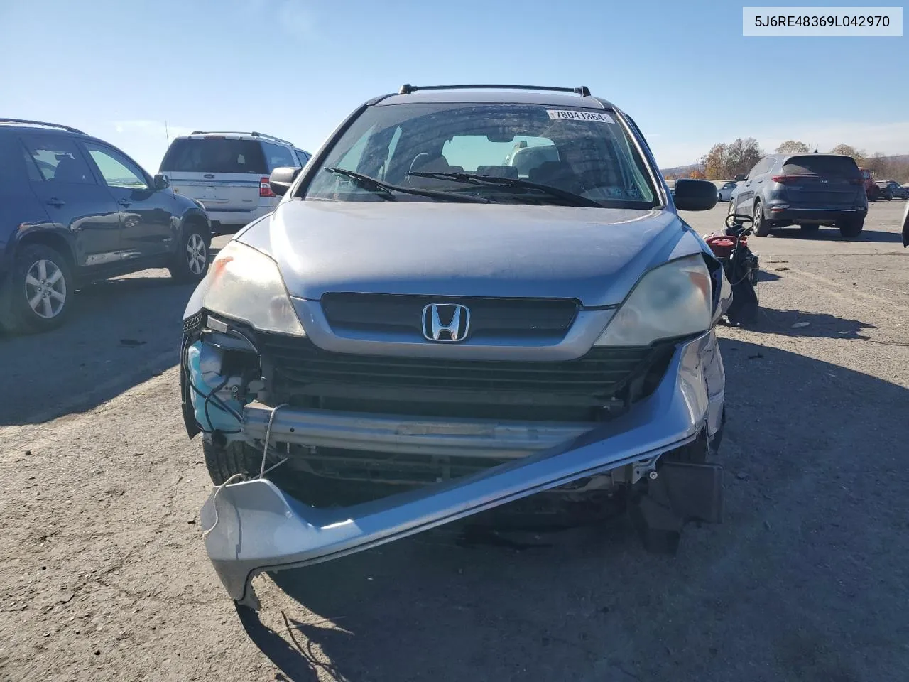 2009 Honda Cr-V Lx VIN: 5J6RE48369L042970 Lot: 78041364