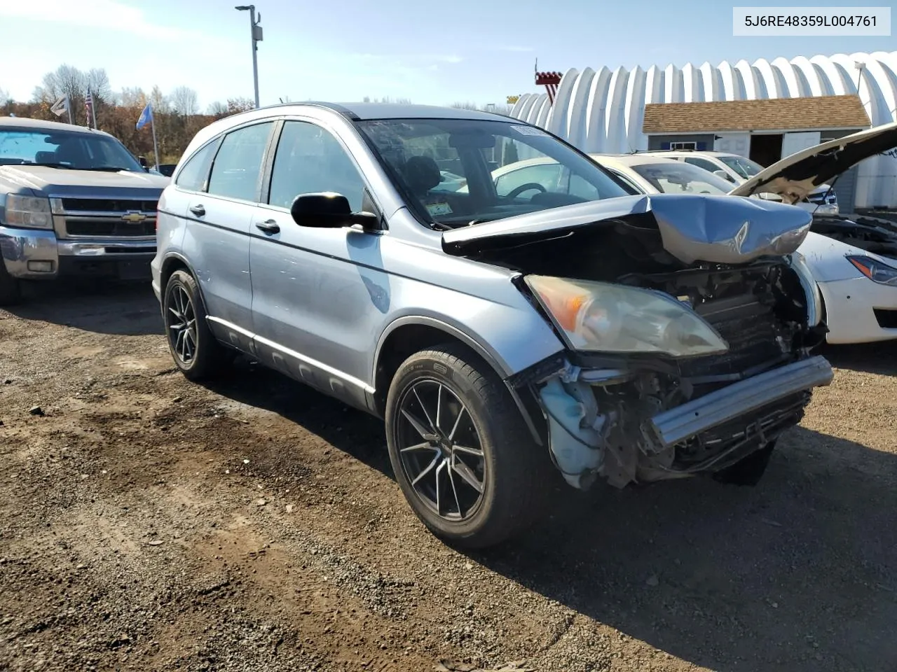 2009 Honda Cr-V Lx VIN: 5J6RE48359L004761 Lot: 78187344