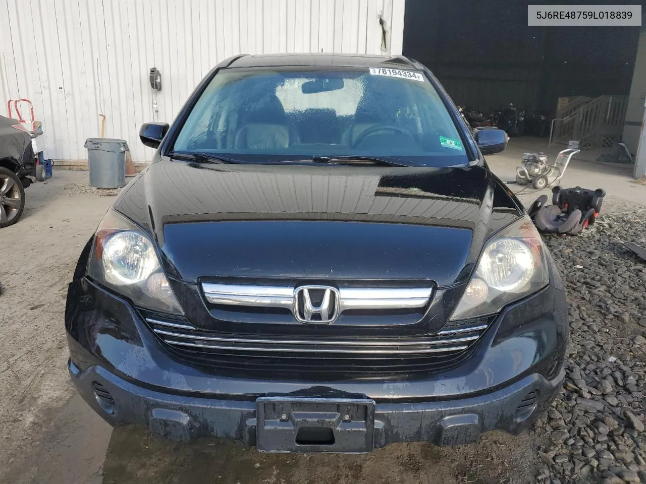 2009 Honda Cr-V Exl VIN: 5J6RE48759L018839 Lot: 78194334