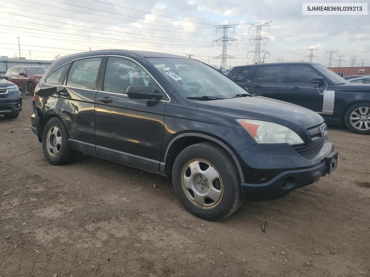 2009 Honda Cr-V Lx VIN: 5J6RE48369L039213 Lot: 78232154