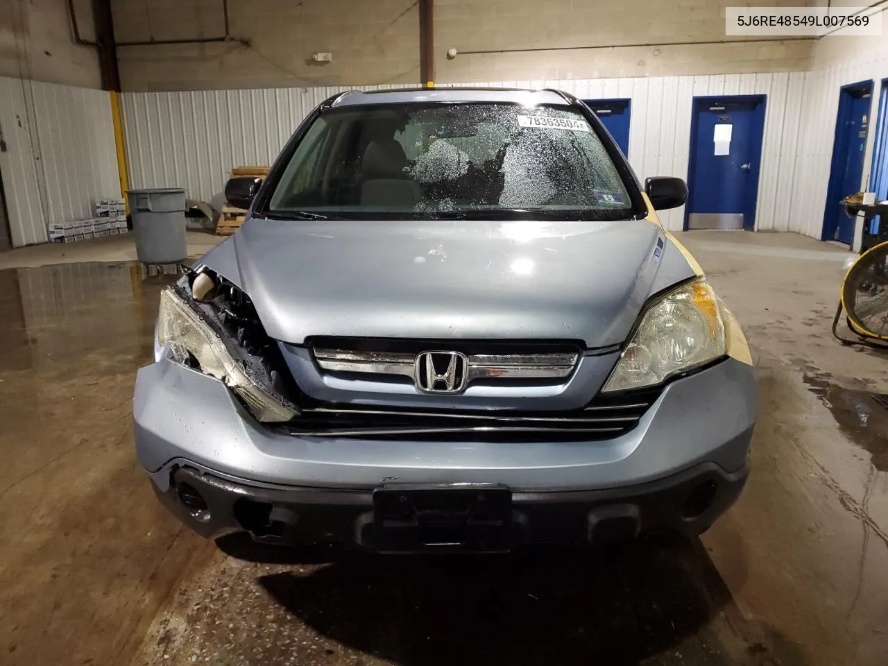 2009 Honda Cr-V Ex VIN: 5J6RE48549L007569 Lot: 78363504