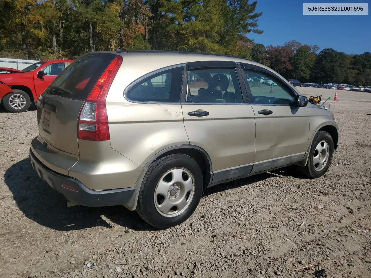 2009 Honda Cr-V Lx VIN: 5J6RE38329L001696 Lot: 78365674