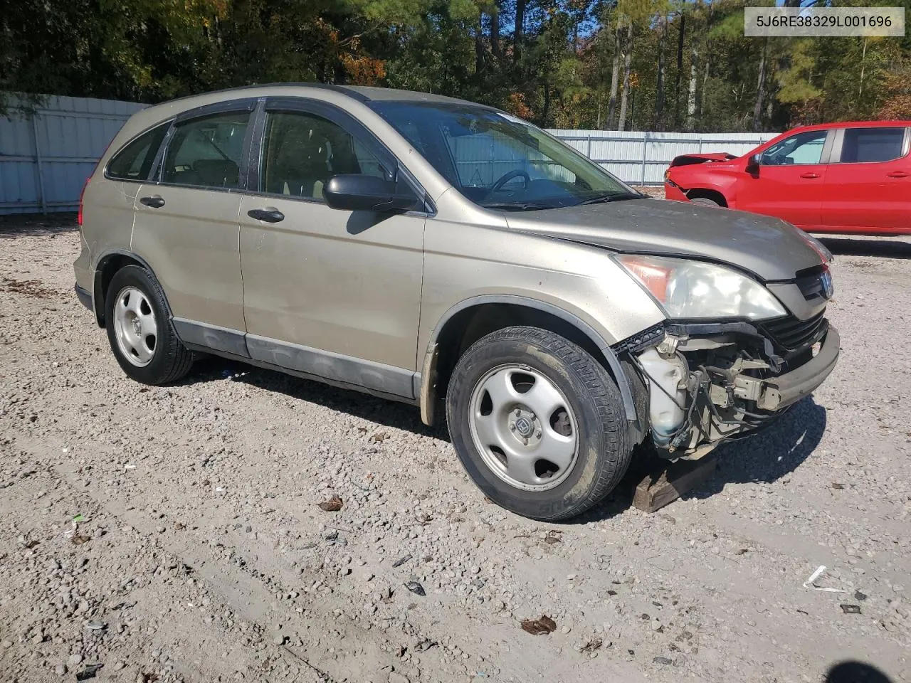 2009 Honda Cr-V Lx VIN: 5J6RE38329L001696 Lot: 78365674