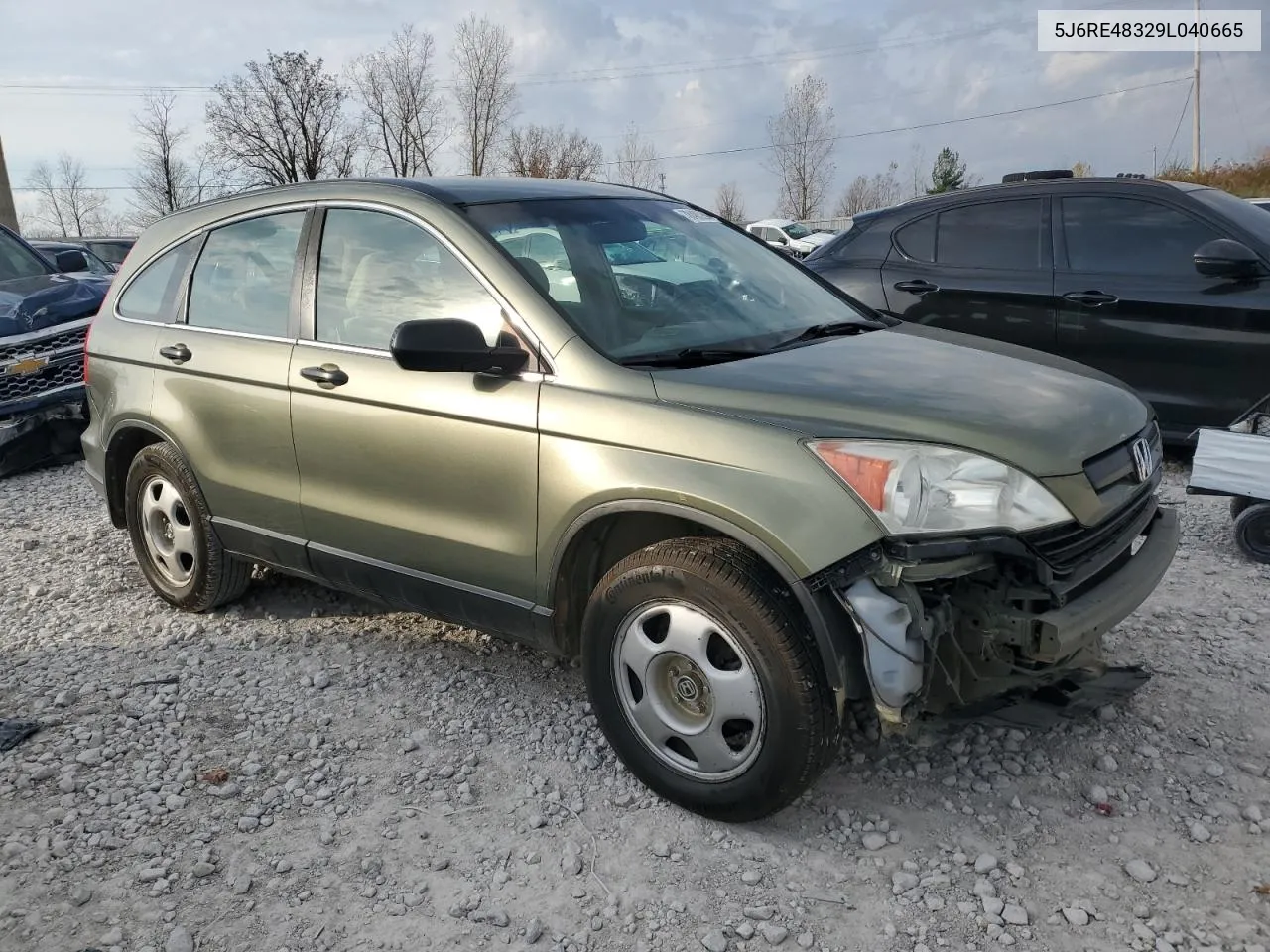 2009 Honda Cr-V Lx VIN: 5J6RE48329L040665 Lot: 78485254