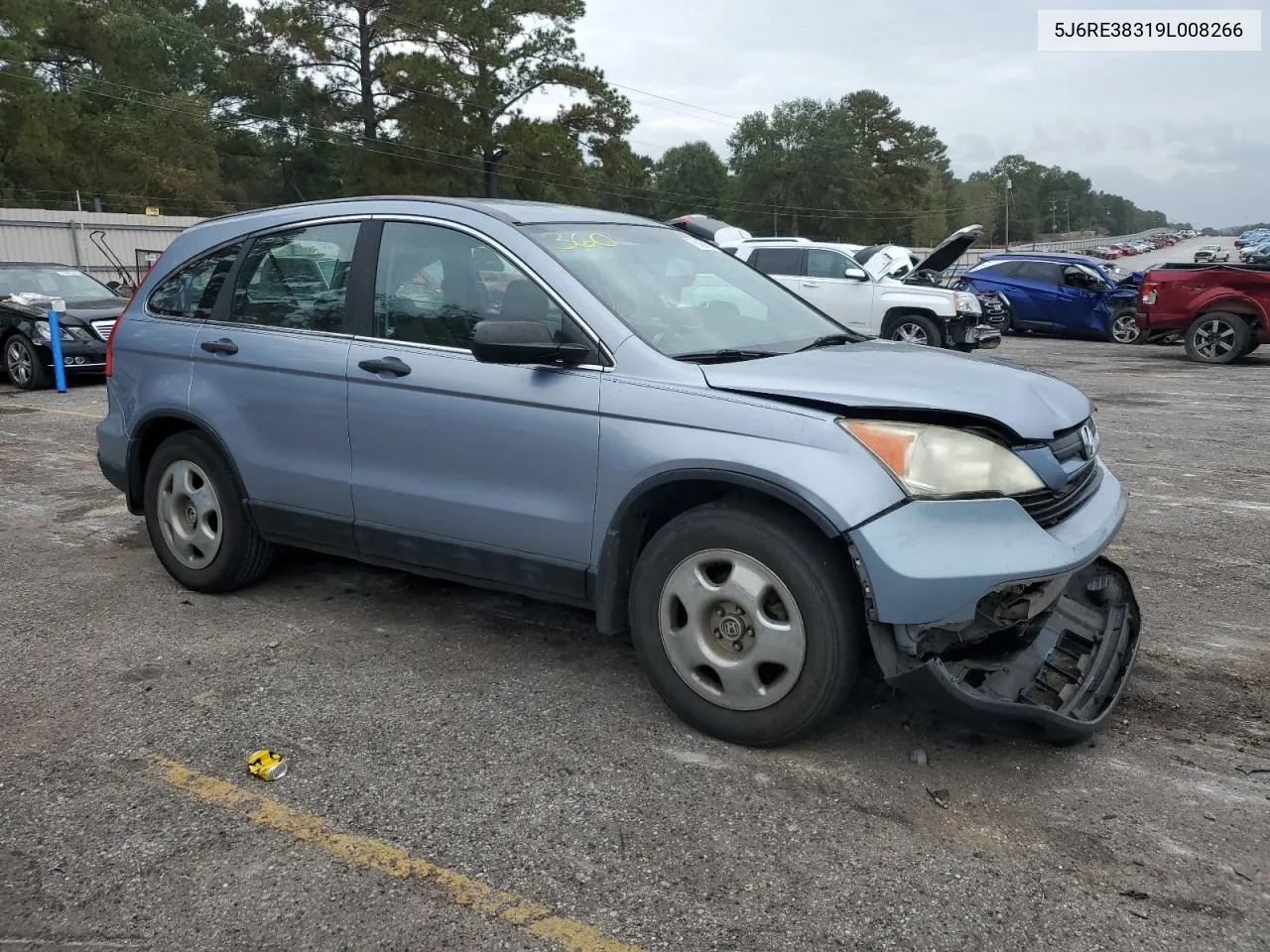 2009 Honda Cr-V Lx VIN: 5J6RE38319L008266 Lot: 78489894