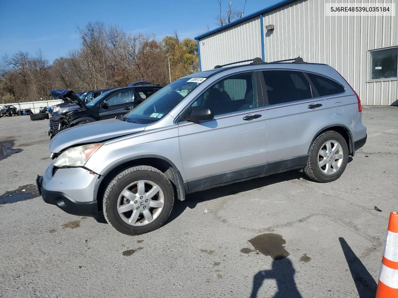 2009 Honda Cr-V Ex VIN: 5J6RE48539L035184 Lot: 78596124