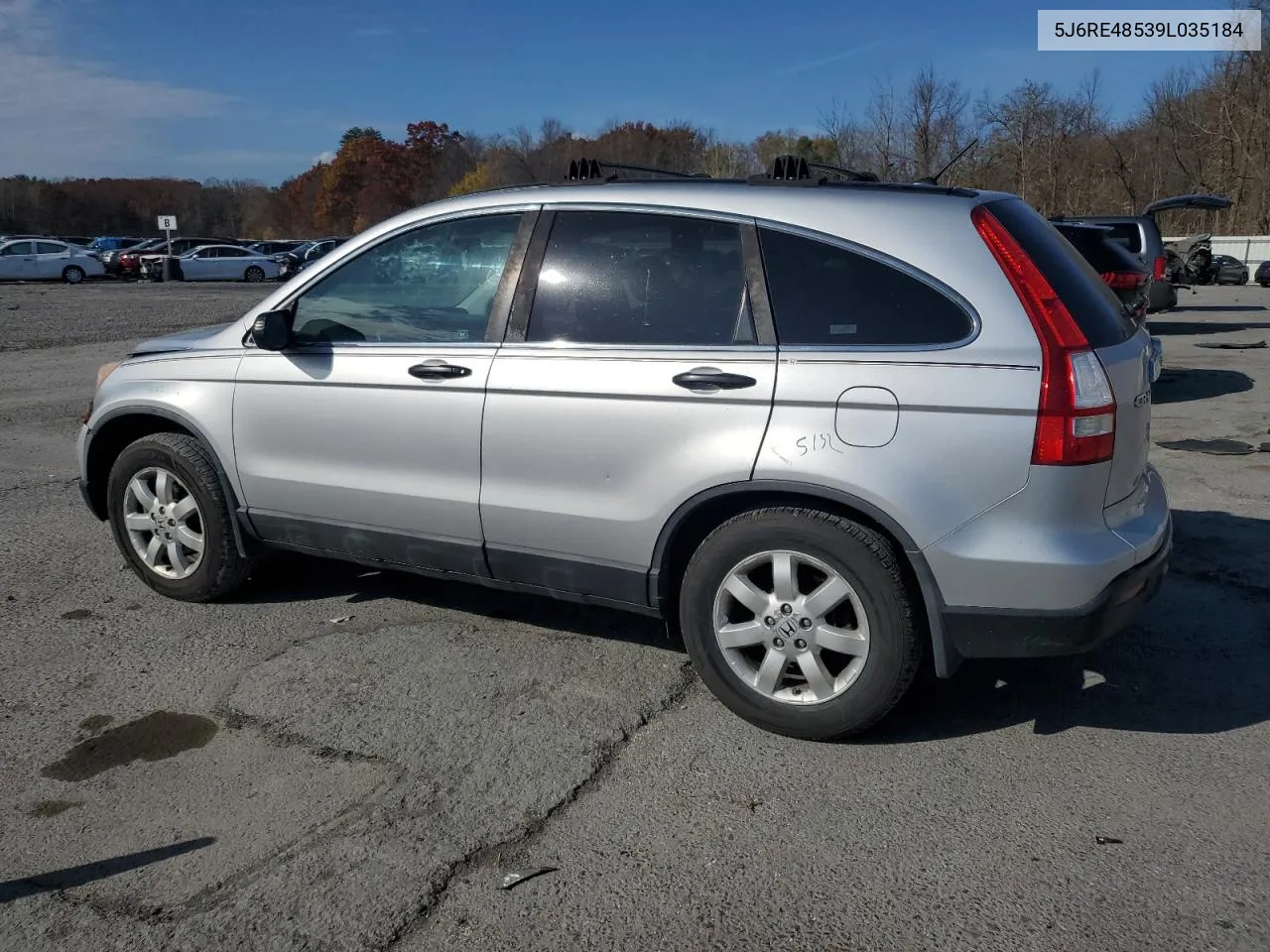 2009 Honda Cr-V Ex VIN: 5J6RE48539L035184 Lot: 78596124