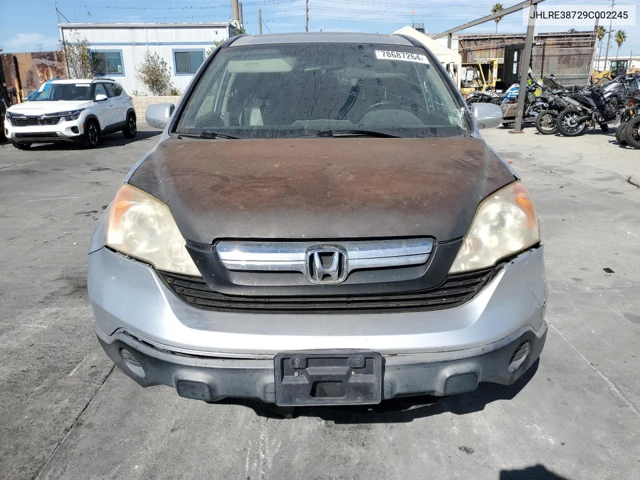 2009 Honda Cr-V Exl VIN: JHLRE38729C002245 Lot: 78687264