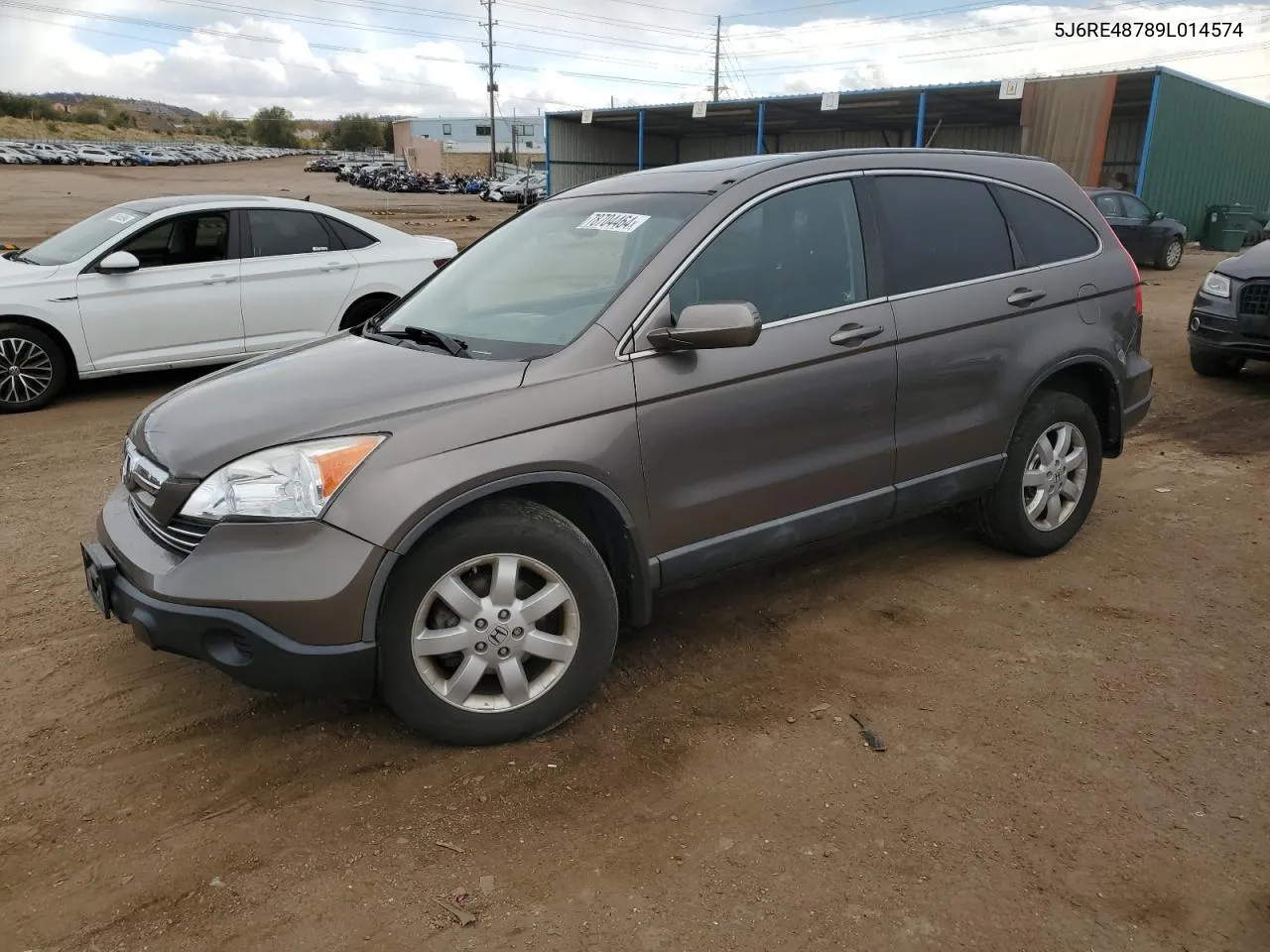 2009 Honda Cr-V Exl VIN: 5J6RE48789L014574 Lot: 78704464