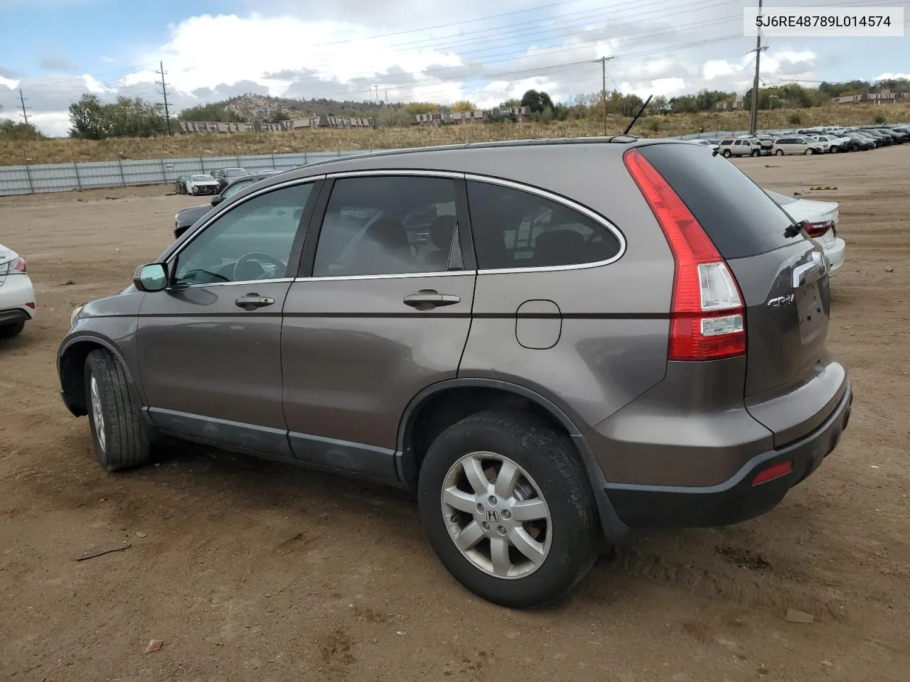 2009 Honda Cr-V Exl VIN: 5J6RE48789L014574 Lot: 78704464