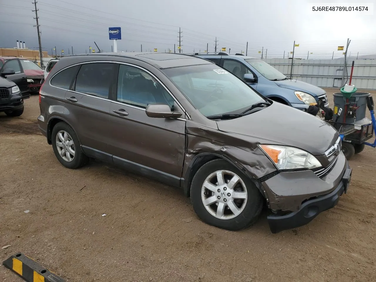 2009 Honda Cr-V Exl VIN: 5J6RE48789L014574 Lot: 78704464