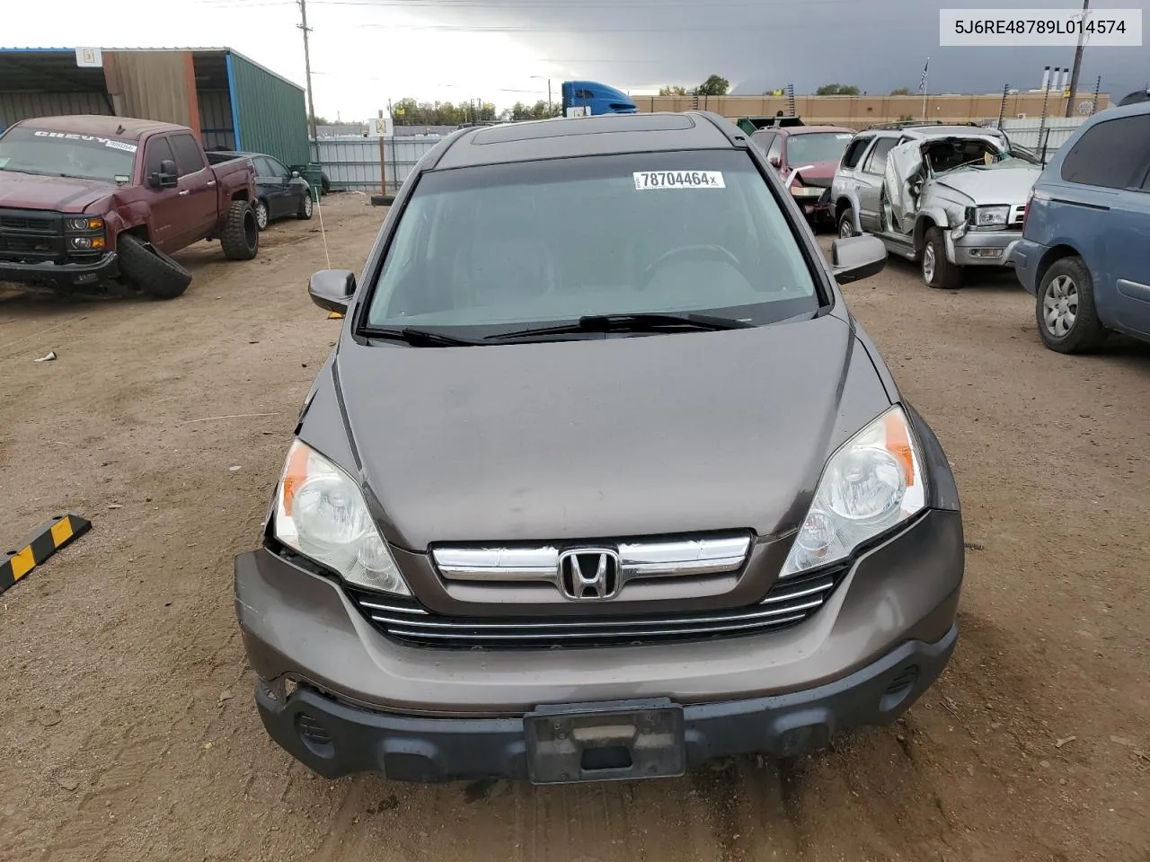 2009 Honda Cr-V Exl VIN: 5J6RE48789L014574 Lot: 78704464