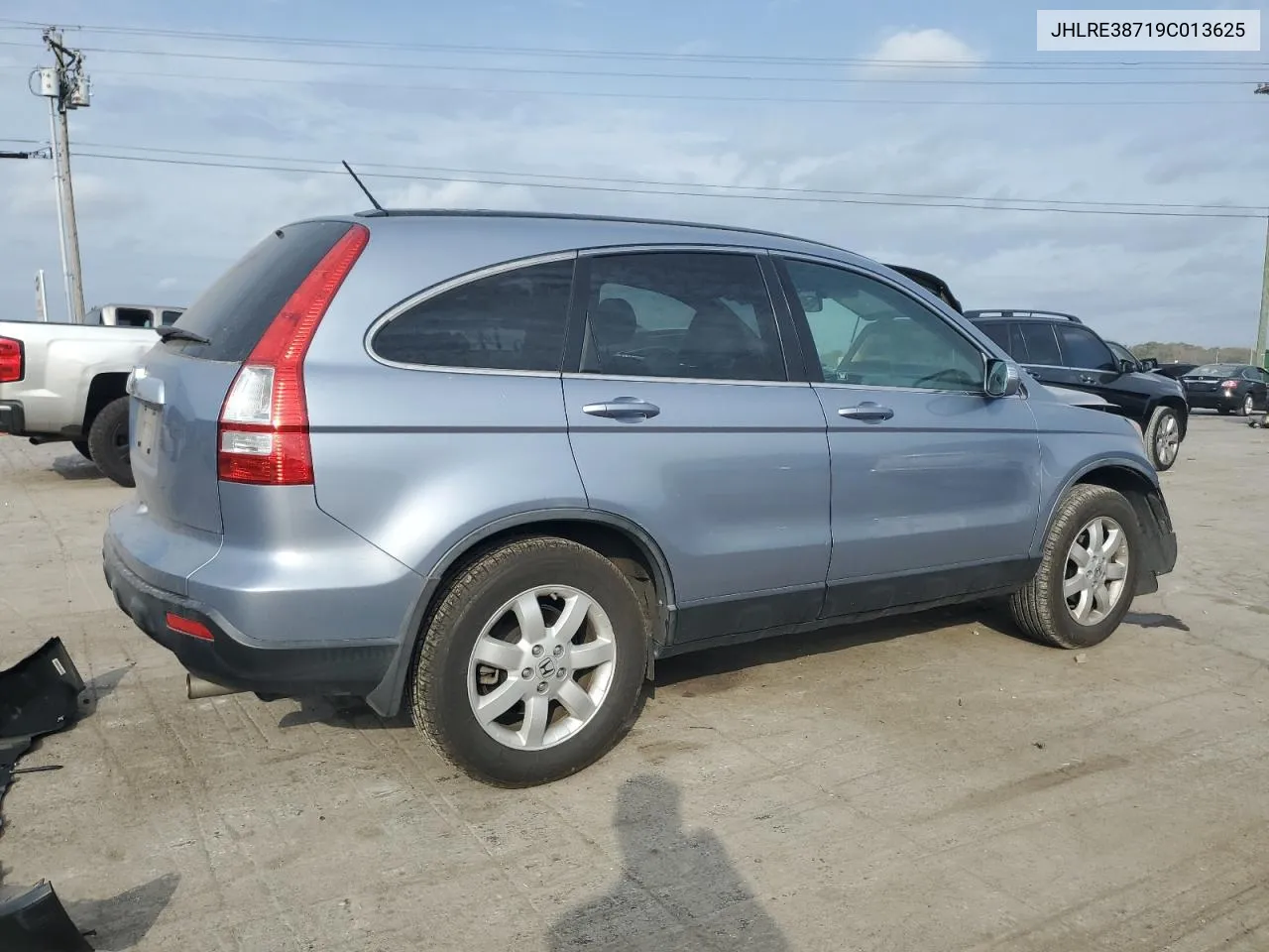 2009 Honda Cr-V Exl VIN: JHLRE38719C013625 Lot: 78870744