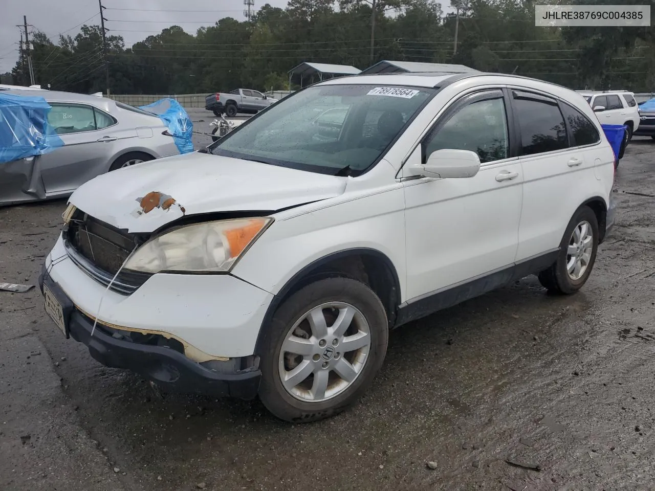 2009 Honda Cr-V Exl VIN: JHLRE38769C004385 Lot: 78978564