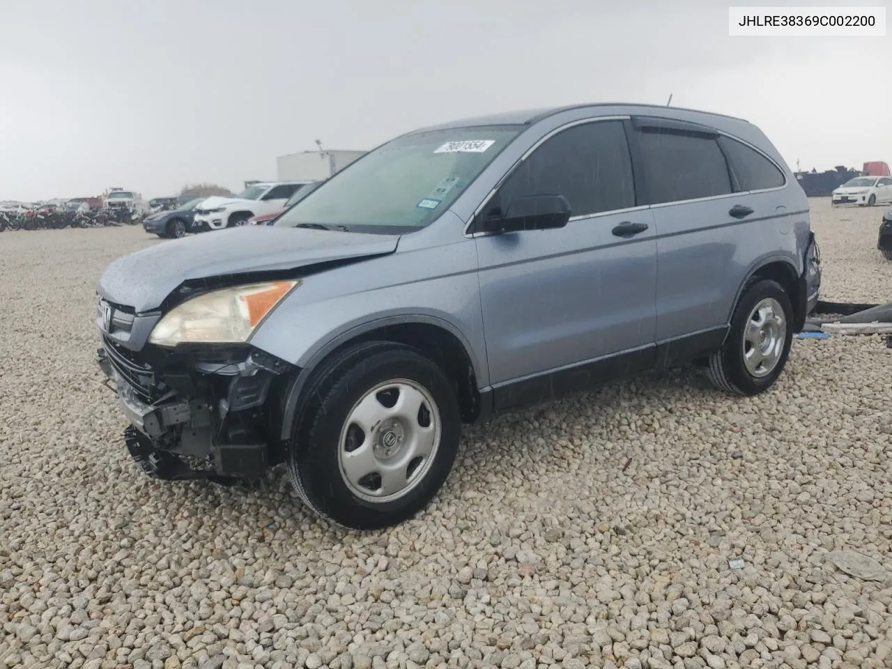 2009 Honda Cr-V Lx VIN: JHLRE38369C002200 Lot: 79001554