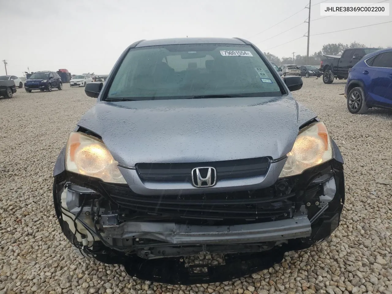 2009 Honda Cr-V Lx VIN: JHLRE38369C002200 Lot: 79001554