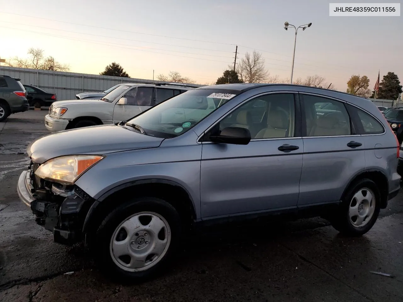 2009 Honda Cr-V Lx VIN: JHLRE48359C011556 Lot: 79107844