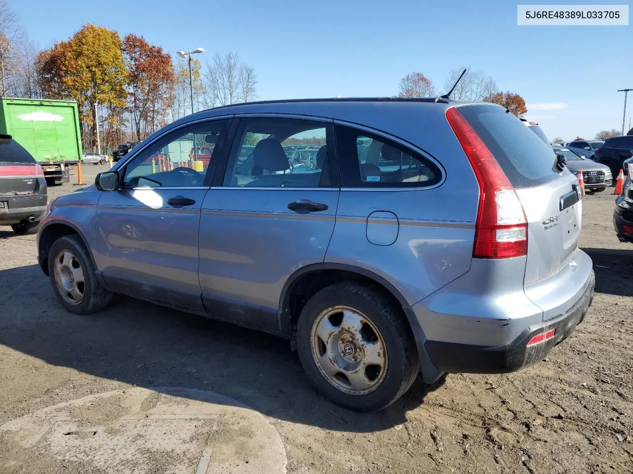 2009 Honda Cr-V Lx VIN: 5J6RE48389L033705 Lot: 79190844