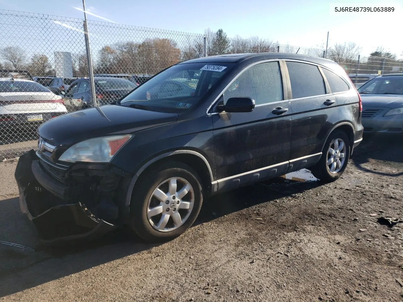 2009 Honda Cr-V Exl VIN: 5J6RE48739L063889 Lot: 79375284