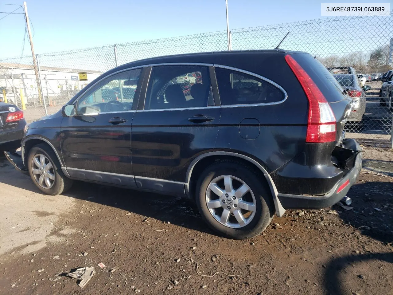 2009 Honda Cr-V Exl VIN: 5J6RE48739L063889 Lot: 79375284