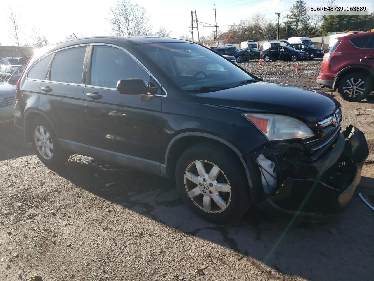 2009 Honda Cr-V Exl VIN: 5J6RE48739L063889 Lot: 79375284