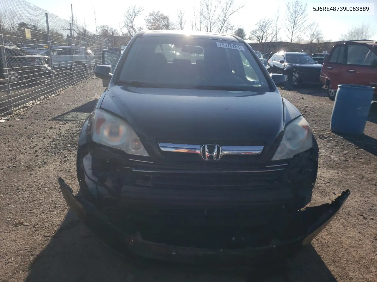 2009 Honda Cr-V Exl VIN: 5J6RE48739L063889 Lot: 79375284