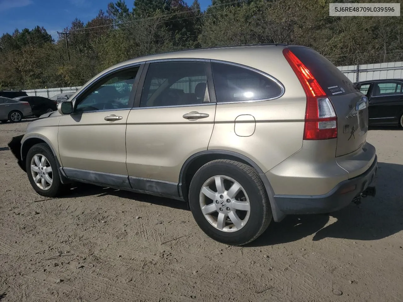 2009 Honda Cr-V Exl VIN: 5J6RE48709L039596 Lot: 79624684