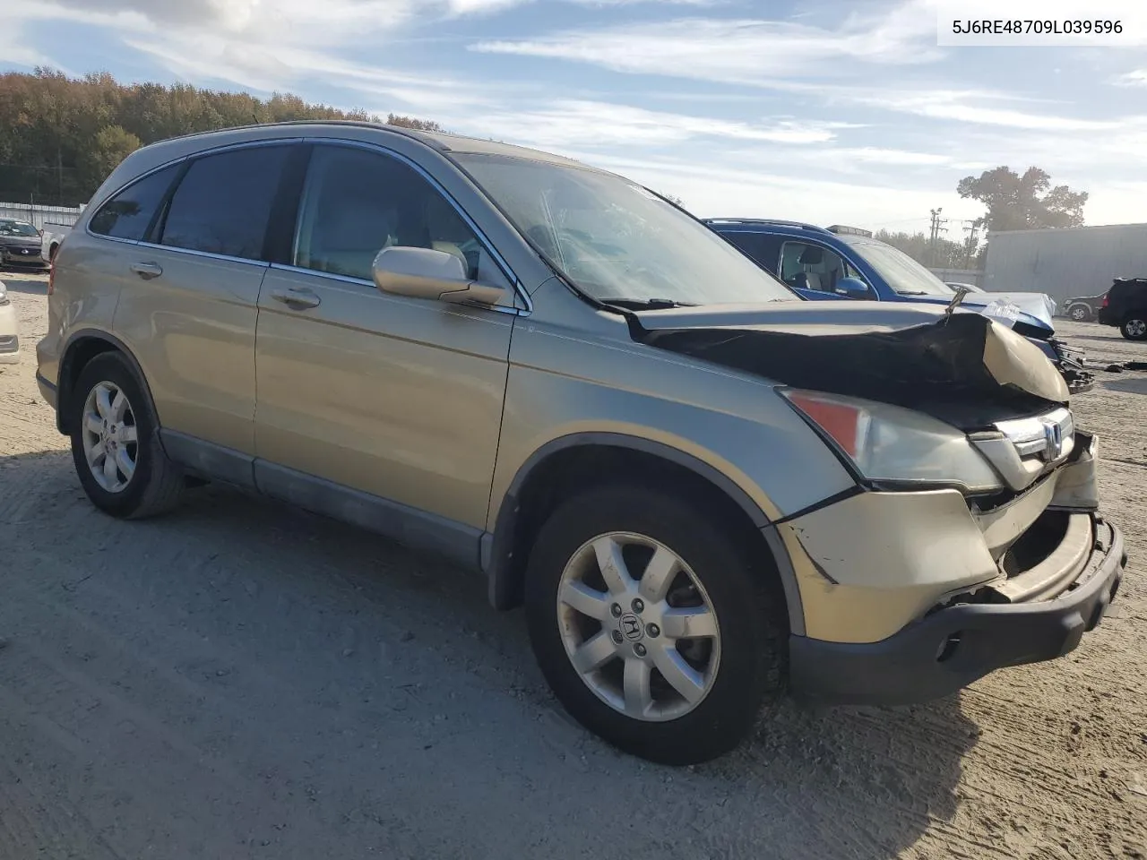 2009 Honda Cr-V Exl VIN: 5J6RE48709L039596 Lot: 79624684