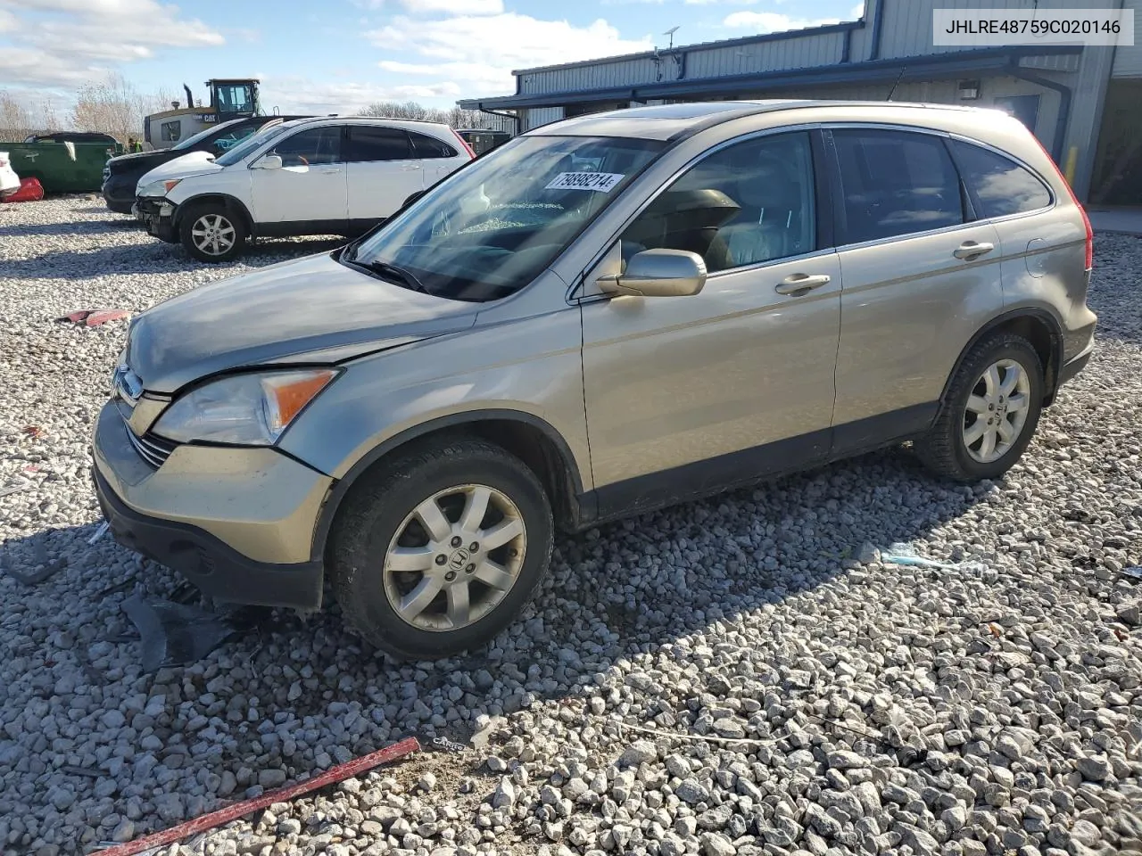 2009 Honda Cr-V Exl VIN: JHLRE48759C020146 Lot: 79898214