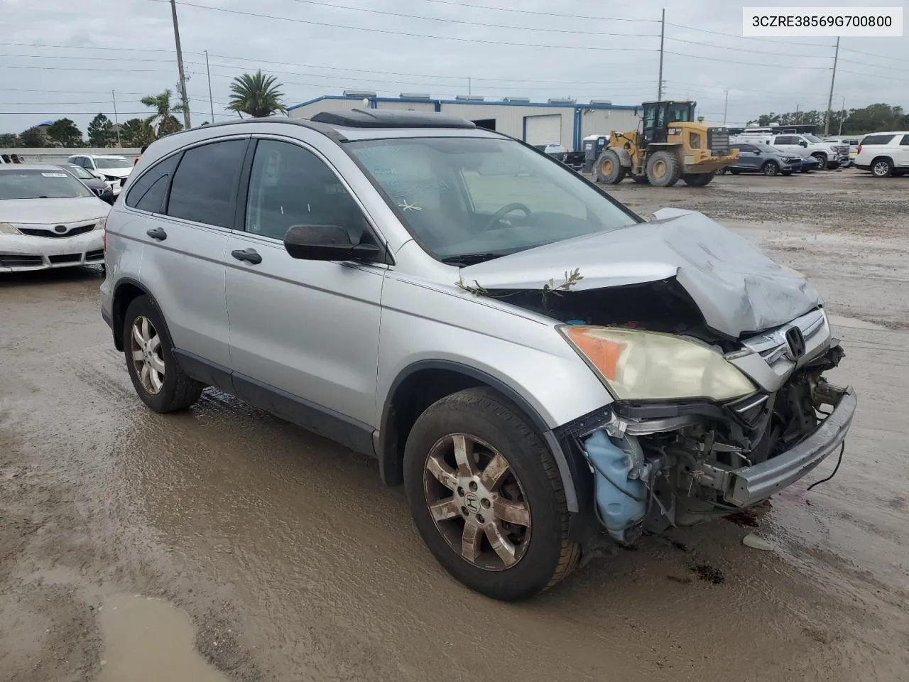 2009 Honda Cr-V Ex VIN: 3CZRE38569G700800 Lot: 79976644