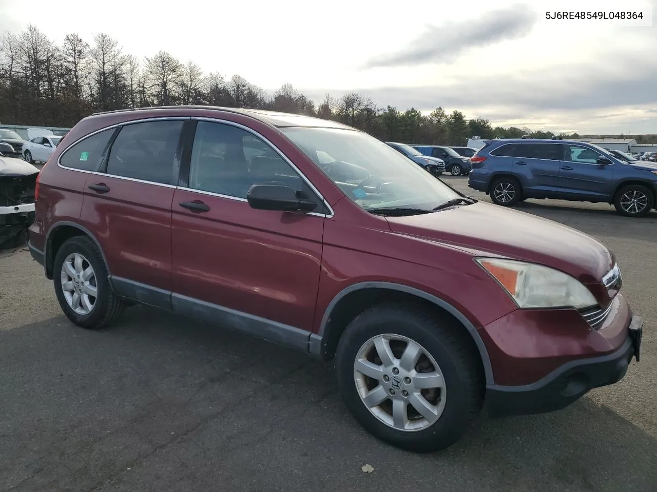 2009 Honda Cr-V Ex VIN: 5J6RE48549L048364 Lot: 80268004