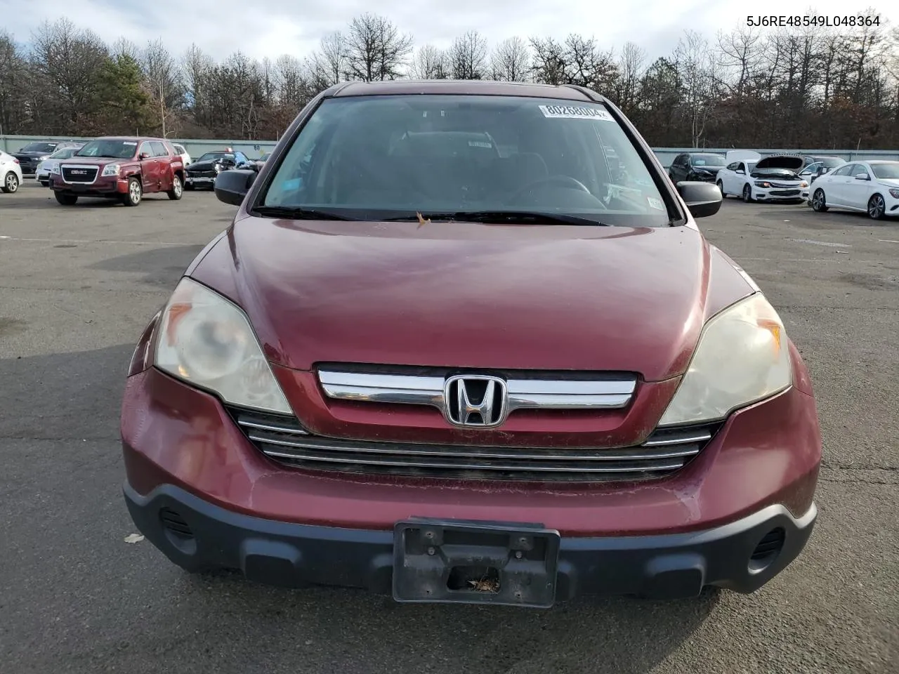 2009 Honda Cr-V Ex VIN: 5J6RE48549L048364 Lot: 80268004