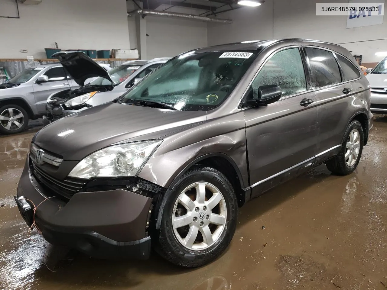 5J6RE48579L025533 2009 Honda Cr-V Ex