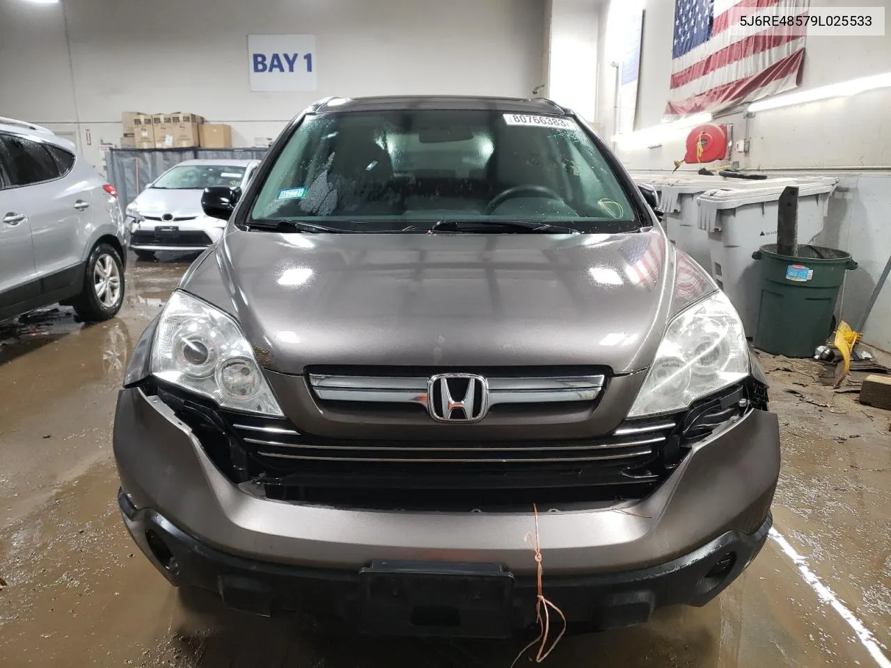 2009 Honda Cr-V Ex VIN: 5J6RE48579L025533 Lot: 80766383