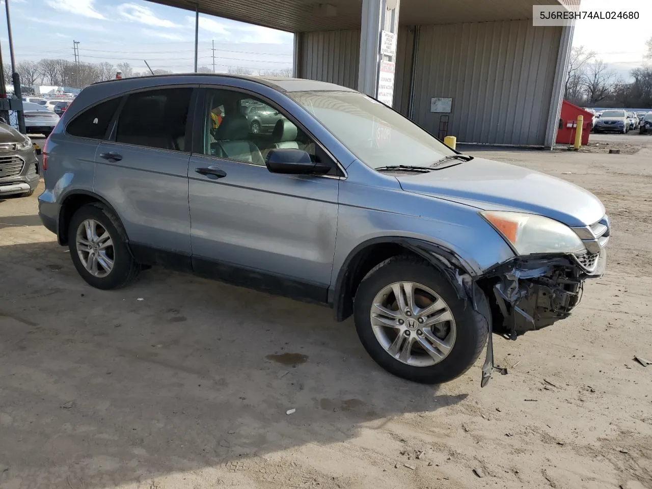 2010 Honda Cr-V Exl VIN: 5J6RE3H74AL024680 Lot: 41503274