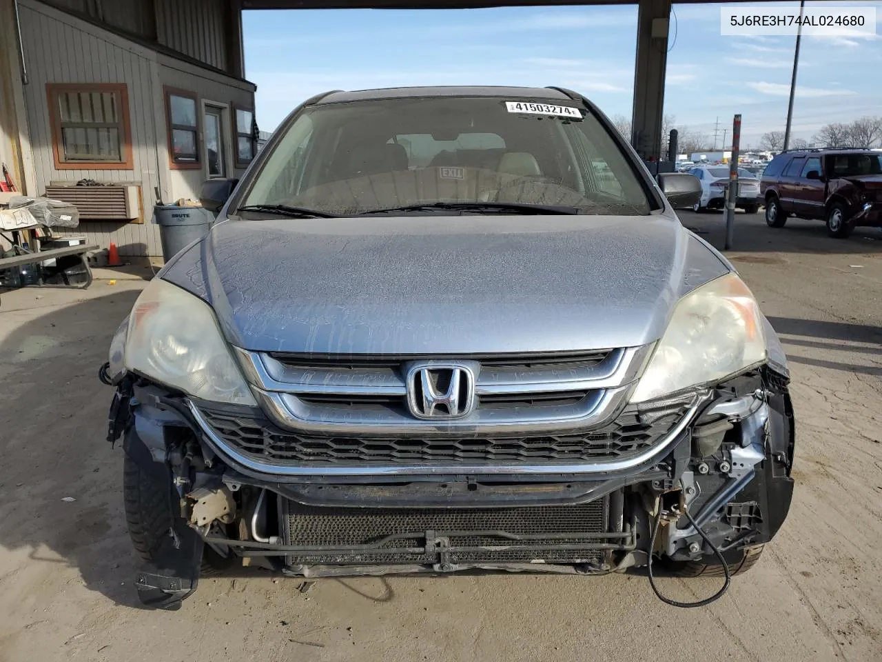 2010 Honda Cr-V Exl VIN: 5J6RE3H74AL024680 Lot: 41503274