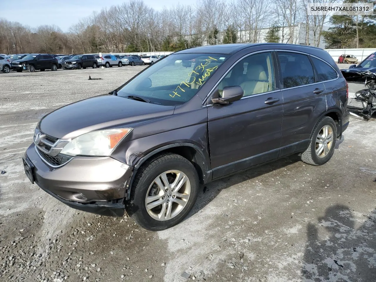 2010 Honda Cr-V Exl VIN: 5J6RE4H7XAL081312 Lot: 47709364