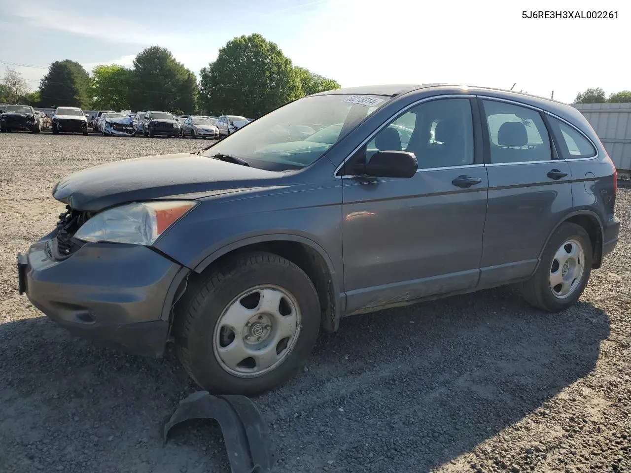 2010 Honda Cr-V Lx VIN: 5J6RE3H3XAL002261 Lot: 50213314